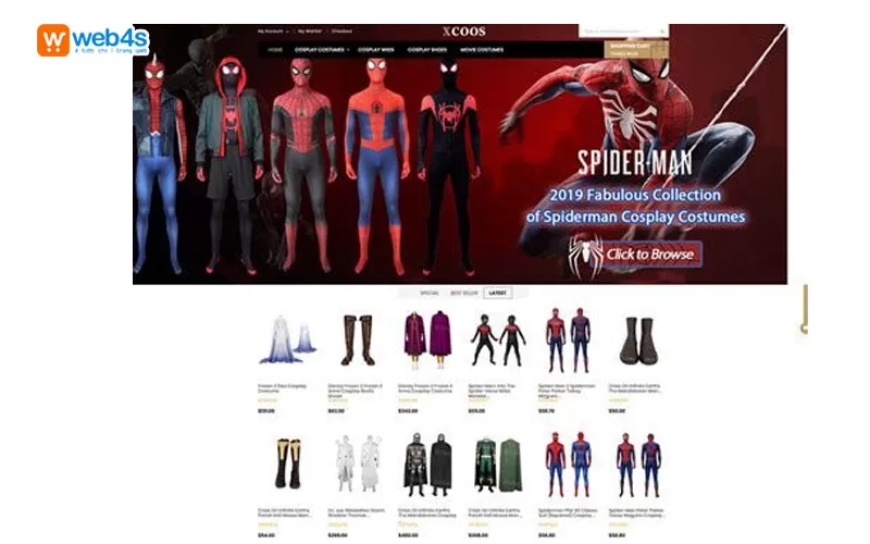 Thiết kế website cho thu&ecirc; trang phục cosplay bao gồm c&aacute;c bước n&agrave;o?